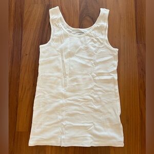White Amazon essentials maternity tank top size large
